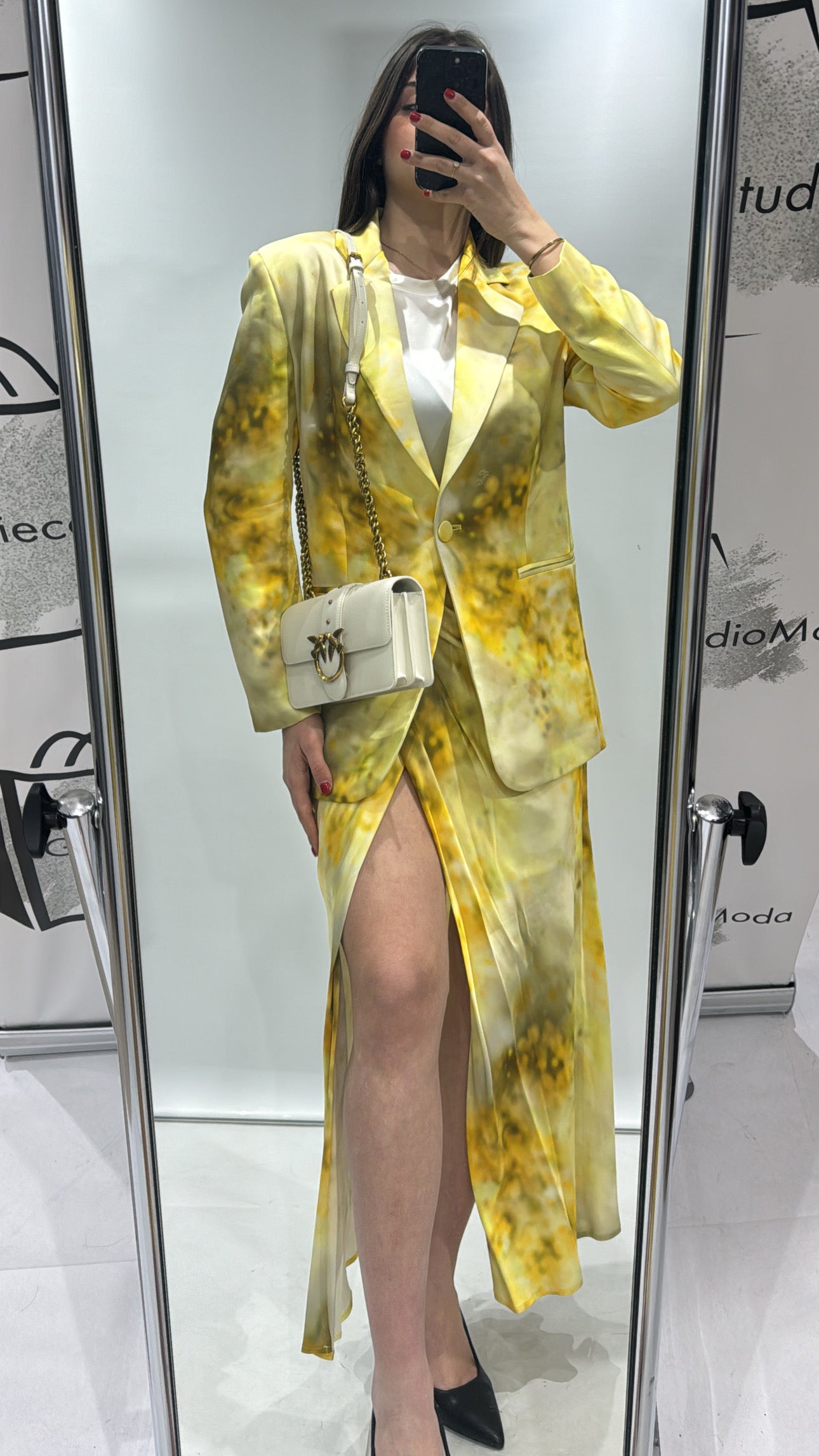 Tailleur Pinko Raso St.Fiore Sfumato