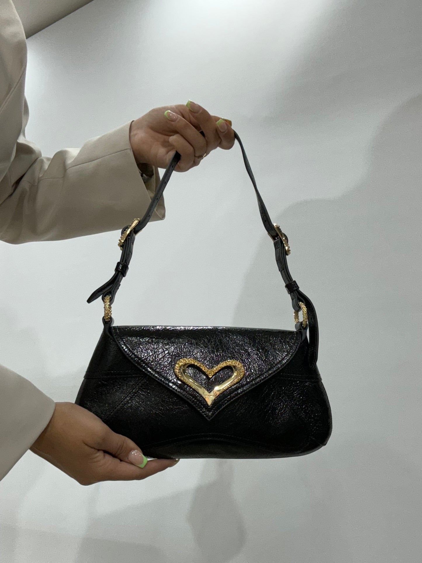 Pinko bag shoulder classic pelle laminata