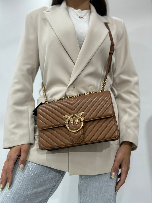 Pinko Bag Love one classic sheep nappa