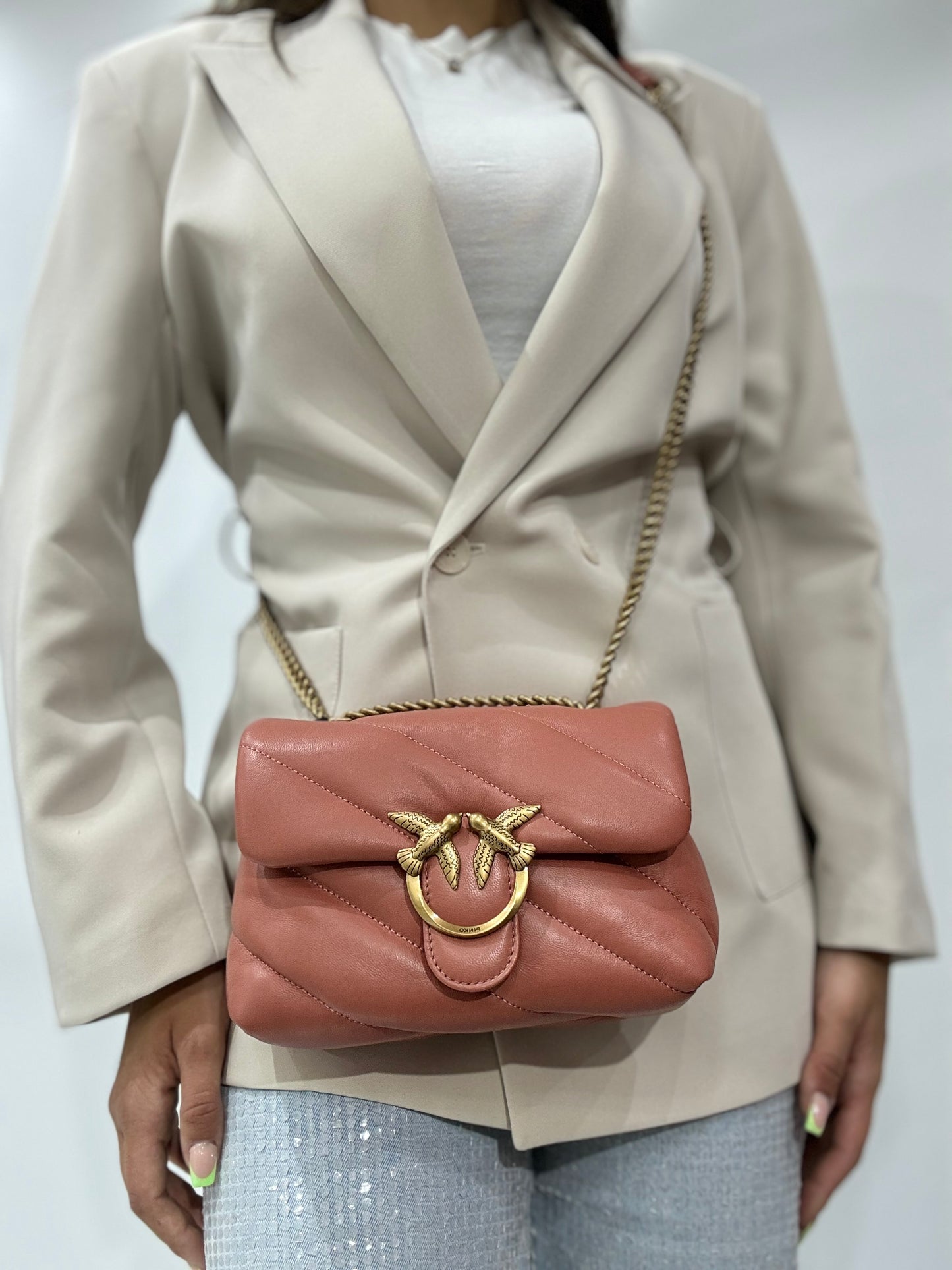 Pinko bag love puff sheep nappa