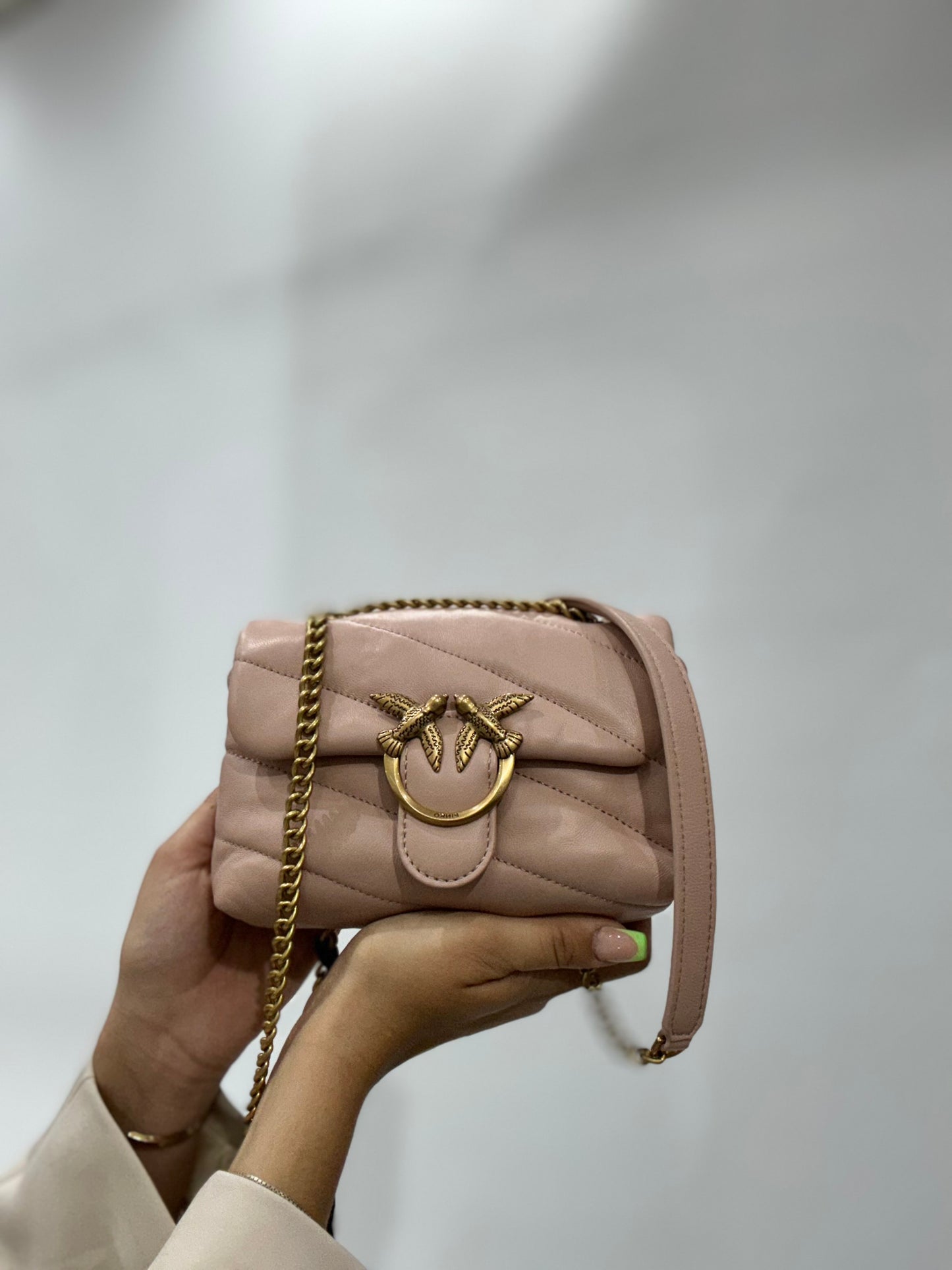 Pinko bag love puff baby sheep nappa