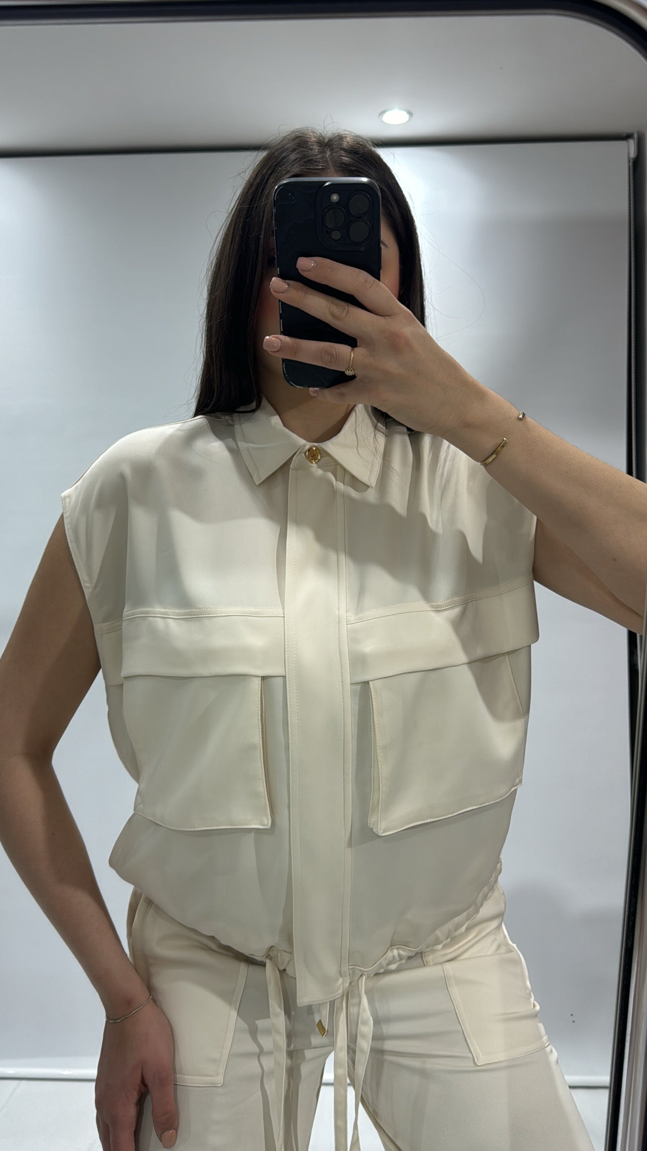 Coordinato Pinko Satin Mat con Georgette