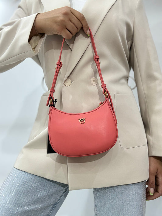 Pinko Bag Half Moon baby vitello seta